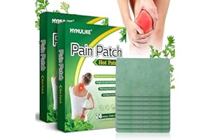 48Pcs Pain Relief Patches MYMULIKE Heat Patches for Relief Pain Fast-Acting Patches Long Lasting Relief of Pains for Back, Neck, Shoulder Knee Pain Relief Patch