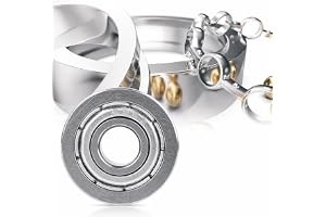 Rullagerset f695 bearing djupspårkullager, 10 st F695ZZ dubbelskärmade miniatyrflänskullager 5 x 13 x 4 mm f695 Łożyska kulko