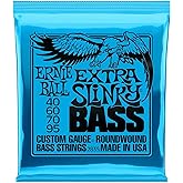 Ernie Ball Ekstra Slinky Nickel Woundlı Elektrik Bas Telleri, &Ouml;l&ccedil;&uuml; 40-95