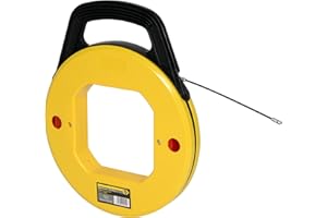 C.K Flexibel Nylon 30m Kabelziehhilfe, 4mm Ø Kabeleinziehhilfe Elektrische, Elektroinstallation Einziehspirale, Elektriker Kabelzieher, Kabel Durchziehhilfe, Einziehhilfe, Ziehen Hilfe, CK 495054