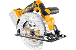 Ingco Csli1651 Sega Circolare A Batteria 20 V Per Taglio Legno Da Banco Professionale Lama Inclusa (Nuda)
