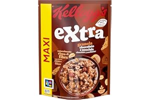 Kellogg's Cereali Extra | Gusto Cioccolato e Nocciole | Granola con Avena Croccante | Maxi Confezione Singola da 800g (1 x 800g)