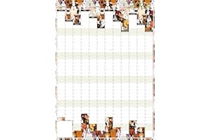 Studio Henki 2024 Wall Planner. A2 Vertical Year Planner - Woof!