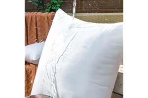 MIULEE Outdoor Kissen Wetterfest-Kissenfüllung 45x45 cm, wasserdichte Kissen 45x45 Füllung für Patio Sofa Dekor, Innenkissen 45x45 Outdoor Wasserfeste, Outdoor Kissen 45x45 Füllkissen