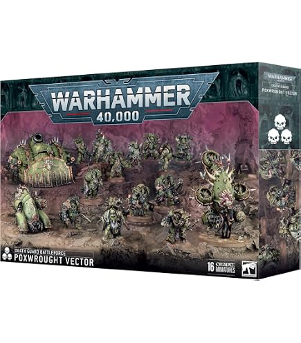 Games Workshop Death Guard – Terminators Blightlord – Unidad De 5 Miniaturas De Plástico Para Warhammer 40.000, Armadura Cataphractii Y Armas