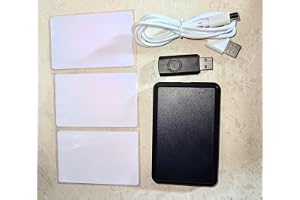 UHF RFID USB Reader/Writer With 860-960MHz Frequency Support Keyboard Emulation Output plus 3pcs UHF Testing Cards Complie With The Standard Of EPC C1G2 ISO 18000-6C.