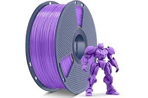 SUNLU ABS Filament 1,75 mm, wysoce odporny na ciepło filament do drukarek 3D, zapewniający niezawodne i funkcjonalne drukowanie 3D, o wysokiej wytrzymałości abs filament, szpula 1 kg, Fioletowy
