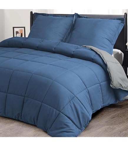 Couette D'hiver MORTREUX 200x200 Cm - Blanche Chaude Microfibre - Fabriquée En France