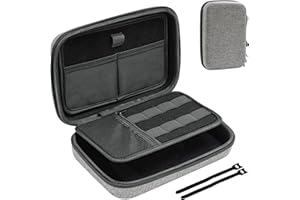 ProCase Étui Rigide de Voyage pour Macbook Adaptateur de Courant Chargeurs Câbles Banque d’Énergie Apple Magic Mouse Apple Pencil USB Flash Disk SD Card