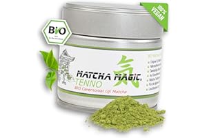 ‎MATCHAMAGIC MatchaMagic Tenno Bio Matcha-Tee Pulver 30g - Originaler Japanischer Ceremonial Grade Grüner Tee - hochwertiger Matcha aus Japan für puren Trinkgenuss - Ideal für Teezubereitung & Smoothies