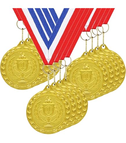 Aazon.co : PATIKIL 2 Inch Bronze Award Edals, 10 Pack Style Winner Award Edals 3rd Prizes...