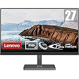 Lenovo L27i-30 - Monitor Gaming 27" FullHD (IPS, 75Hz, 4ms, HDMI, VGA, FreeSync, Base Metálica con Soporte para teléfono) Aju