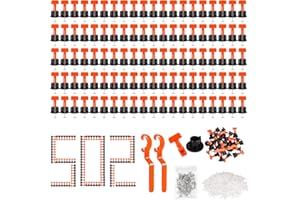 DOG'S BOOTY 502 Piezas Niveladores de Azulejos Cuñas Niveladoras Suelo Distanziatori per Piastrelle Cunei per Piastrelle con Cruz de Baldosa 2 mm y 3 mm Llave para baldosas para Azulejos y Baldosas Reutilizable