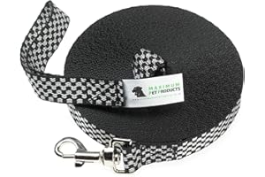Maximum Pet Products Chequered dog trianing lead 30ft/9m