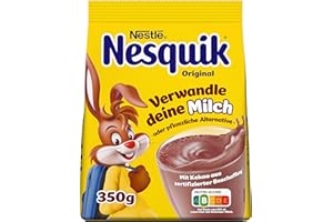 Nestlé Nesquik Original kakaohaltiges Getränkepulver, ideal für Milchshakes & heiße Getränke, 1er Pack (1 x 350g)