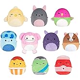 Squishmallows Orijinal Micromallows Peluş 10'lu Paket