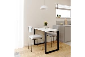 ‎AKKE AKKE Esstisch Küchentisch Esszimmertisch Weiß 60x50cm