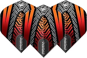 WINMAU Prism Alpha Solar Design Dart Flight Packs - 3 Sets Per Pack (9 Flights Total)