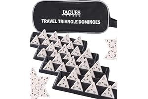 Jaques of London Triangle Dominoes Game | Perfect Traditional Family Games including Triangle Domino Tiles and Travel Zip Case | Quality Board Games | Since 1795…