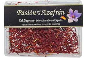 AP PASION POR EL AZAFRAN Zafferano in Fili, prodotto in Spagna, Qualità Suprema Cat. I (ISO 3632-2) ottimo sapore e colore 2g