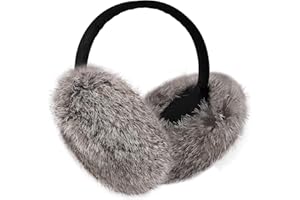 YJZQ Elegante paraorecchie da donna soffice in finta pelliccia di coniglio paraorecchie paraorecchie pieghevole scaldaorecchie avvolgente per donna inverno esterno protezione per orecchie termica
