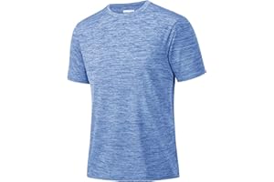 MAGCOMSEN Men's T-Shirts Shorts Sleeve Quick Dry Running Tops Lightweight Gym T-Shirts Summer Hiking Shirt for Men