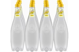 Schweppes Tónica Limón, Bebida Refrescante Baja en Calorías - Botella PET, Pack 12 x 1 L