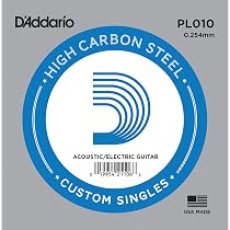 5 Corde Singole Per Chitarra Elettrica D'Addario PL0135 &ndash; Acciaio Nickelato .0135, Plain