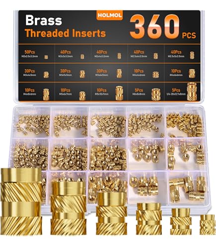 LPZMPZ Filettatura singola Det Punte di saldatura per inserto filettato M2 M2.5 M3 M4 M5 M6 M8, accessori per stampanti 3D, compatibile con 900 m, T18, Weller ST