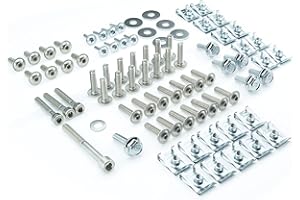 ‎SEGO RS 125 Schraubensatz Verkleidung Schrauben 1995-2005 Schraubenset silber 20 Clipse Klemmen