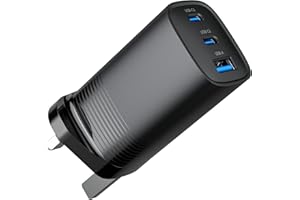 HTTWCOD Mac Book Pro Charger 65W USB C Super Fast Charger,Compatible with MacBook Pro 16, 15, 14, 13 Inch, MacBook Air 13 Inch, Laptop USB C Charger Power Supply for Lenovo, HP, iPad. (Black)