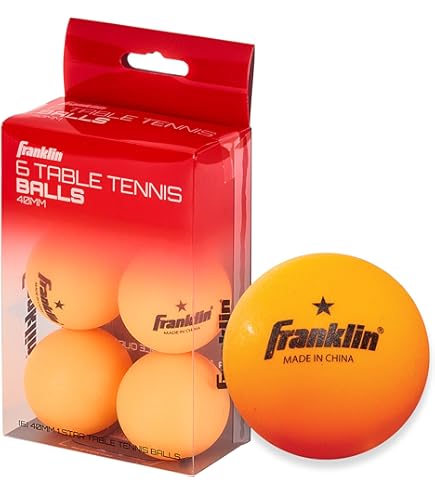 ESPN 3 Star Ping Pong Balls Set, 6 Regulation-Sized Balls With Travel