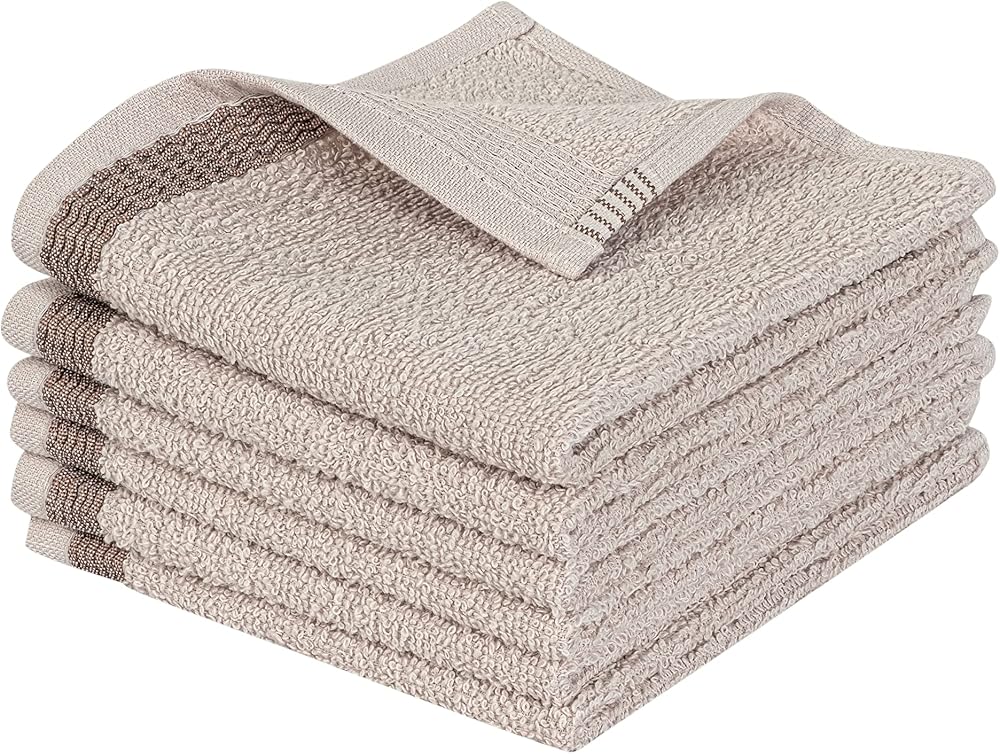 Mürdüm Home Novea El Yüz Havlusu, 6'lı Paket, 6 Parça 30x30, Yumuşak ve Emici Kaliteli Günlük Kullanıma Uygun%100 Pamuk Havlu