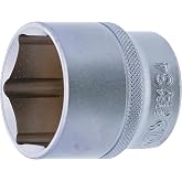 BGS 2934 | Hex socket wrench | 12.5 mm (1/2") input | 34 mm | Internal square drive 12.5 mm (1/2") | length 46 mm | chrome va