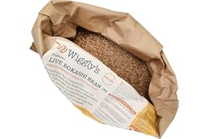 Wiggly Wigglers Bokashi Active Bran For Quick & Easy Composting All-Season Compost Accelerator Organic Kitchen Waste Molasses (1kg)