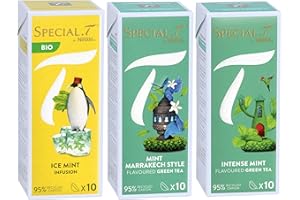 BIZZICO Special.T - Menthe Mélange - herbes biologiques - et les thés verts (3 variétés de 10 capsules)