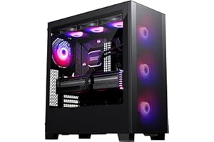 Phanteks XT Pro Ultra, gaming mid-tower, 4 x 140 DRGB incluse, mesh ad alte prestazioni di flusso d'aria, USB-C 3.2 Gen2, Nero