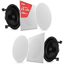 Pyle Luidsprekers - Plafondluidsprekers- Wandluidsprekers - Set van 2 Speakers - Plafondspeakers- Inbouwluidsprekers voor Thuis - 2-Weg Midbass Woofersysteem - 200 Watt - Eenvoudige Installatie Pyle Luidsprekers - Plafondluidsprekers- Wandluidsprekers - Set van 2 Speakers - Plafondspeakers- Inbouwluidsprekers voor Thuis - 2-Weg Midbass Woofersysteem - 200 Watt - Eenvoudige Installatie