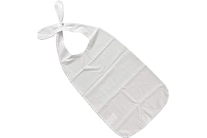 PFLEGE POINT® Kleidungsschutz/Ess-Schürze Frottier für Erwachsene mit Steckverschluss, wasserdicht