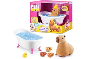 PETS ALIVE-MOMMY & BABY överrasknings-serien 1-MOMMY CAPYBARA & BABY SURPRIS