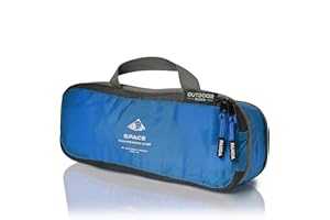 Outdoor Panda Ultralekkie worki kompresyjne - wodoodporne do plecaka i walizki - kostki kompresyjne jako organizer do bagażu i torba na ubrania | Rozmiar S | Niebieski