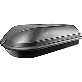 Box Tetto Reef 580 Per Auto - Baule Portatutto 460 Litri, Nero, Capacità 75 Kg - Foto 2