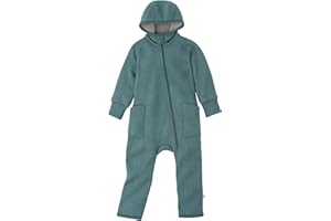 Disana ZIPP-OVERALL Baby & Kinder - 100% Bio-Merino, Wollwalk – atmungsaktiv & angenehm wärmend - unisex Gr. 50 – 116 – nachhaltig & fair – mit Reißverschluss - made in Germany