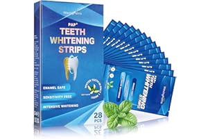 WAVING PALMS Zahnaufhellung Bleaching Teeth Whitening Strips (28 count (Pack of 1), Milde Minze)