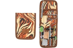 La Repera de Enfermera® Salvabolsillos Enfermeria + Porta Tijeras Enfermería: Organizador de Bolsillo Premium | Ideal para Regalos de Enfermería y Accesorios para Enfermeras. (TIGER SKIN)
