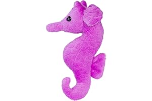 impexit Peluche Hippocampe dans Pochette Cadeau 9/8/6cm (Mauve)(Peluche Ecologique Fabriquée A Partir de Matériaux Issu de Bouteilles 100% RECYCLÉES)