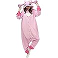 PALAY® Stitch Pajamas for Women Men Girls - Cute Flannel Kigurumi Onesie Soft Plush Wearable Blanket Hoodie - Cosplay Party Halloween Costumes