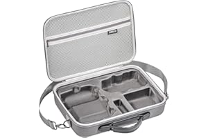 O'woda Mini 4 Pro Tragetasche für Drohne Wasserdichte Tragbare Reisetasche mit verstellbarem Schultergurt für DJI Mini 4 Pro Zubehör, Kompatibel mit DJI RC 2 Fernbedienung