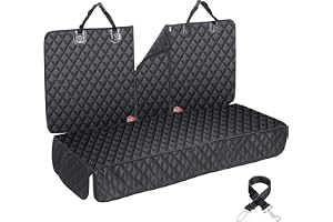 ANOSOSPECIAL vattentätt barnstolsunderlag, hundfilt, bil, baksäte, ISOFIX, bilskyddsöverdrag, hund, baksäte med säkerhetsbält