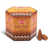 Hem T&uuml;ts&uuml; Geri Akış Şelale Misk Kokulu 40 Konik T&uuml;ts&uuml; - Musk Backflow Incense Cones